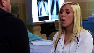 Naughty Porn Chick Bibi Jones In Nurse Uniform Fucks Her Patient