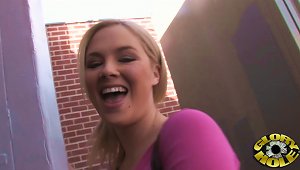 Gorgeous Babe With Huge Face Tits Katie Kox Blowing Black Rod