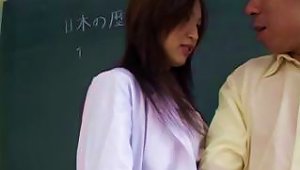 Mai Hanano Sexy Japanese Teacher Fucked Part6