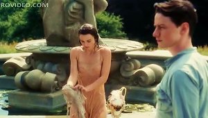 Sensual Keira Knightley All Wet In A See-through