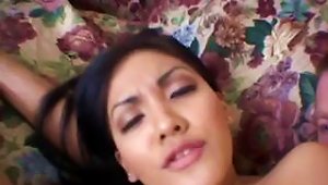 Latin Girl With A Big  Gets Her  Stretched With Large Dick