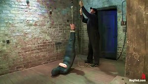 Wrapped Chloe Camilla Gets Suspended And Tortured