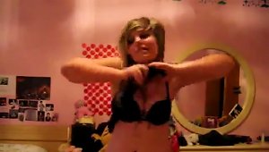 Shy Teen Webcam Striptease