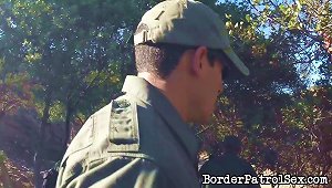 Very Lucky Border Patrol Agent Has A Threesome With Two Hot Chicks
