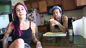 Big Booty Girl With Tats And Piercings Has Pov Hardcore Sex