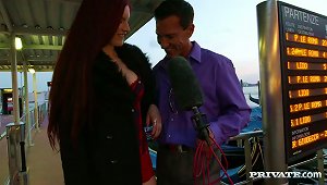 Threesome By Big Cocks For Redhead Mira Sunset