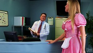 Maid In Uniform Fucking Like Crazy In Office