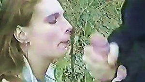 Retro Movie Of Two Sluts In The Woods Sucking And Fucking Cock